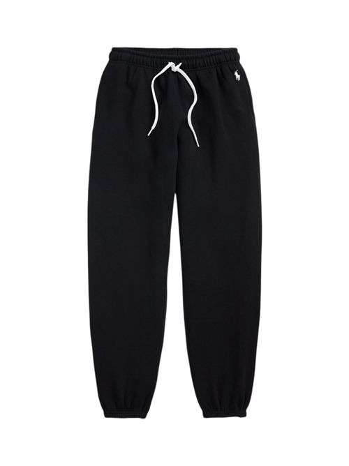 pantalone donna in felpa nero Ralph Lauren | 211943009003